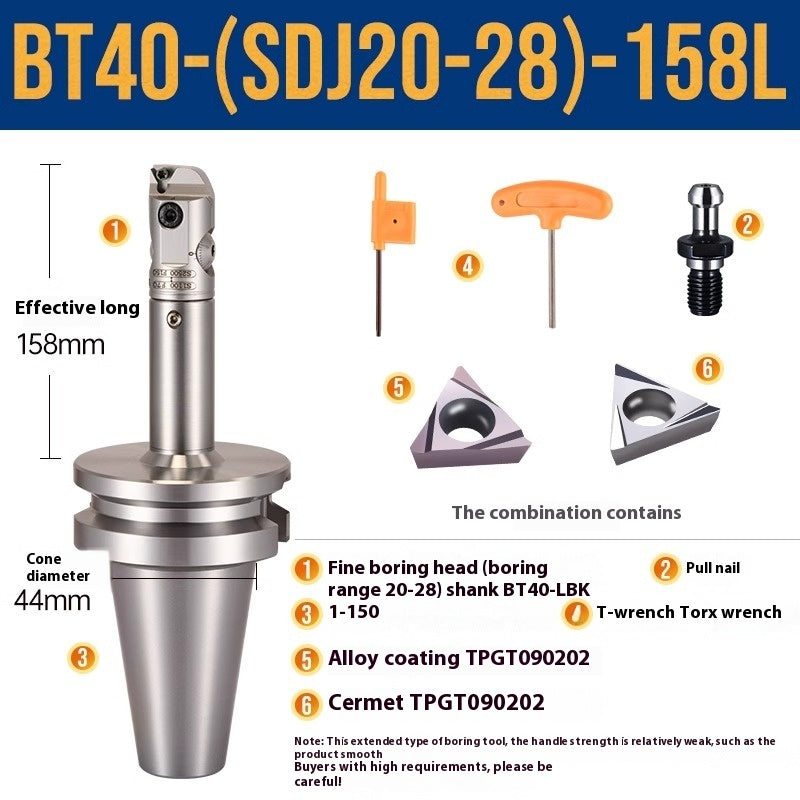 1071-SDJ Fine Boring Tools Fine Boring Heads Adjustable BT40 Fine Boring Tools Set Machining Center Small Bore Fine Boring Tools Shandong Denso Pricision Tools Co.,Ltd.
